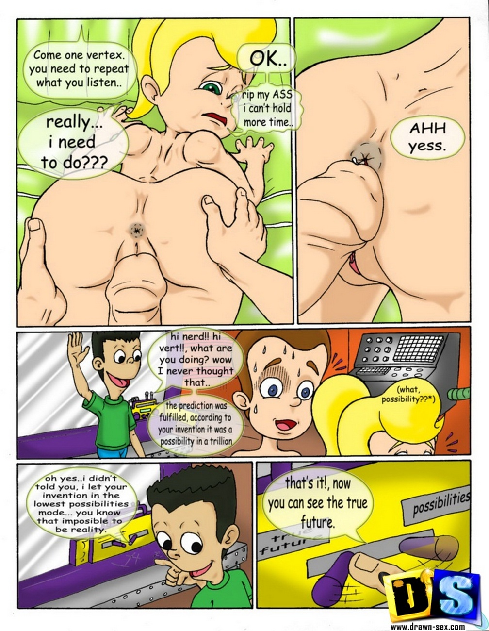 Порно Комикс Нейтрон
