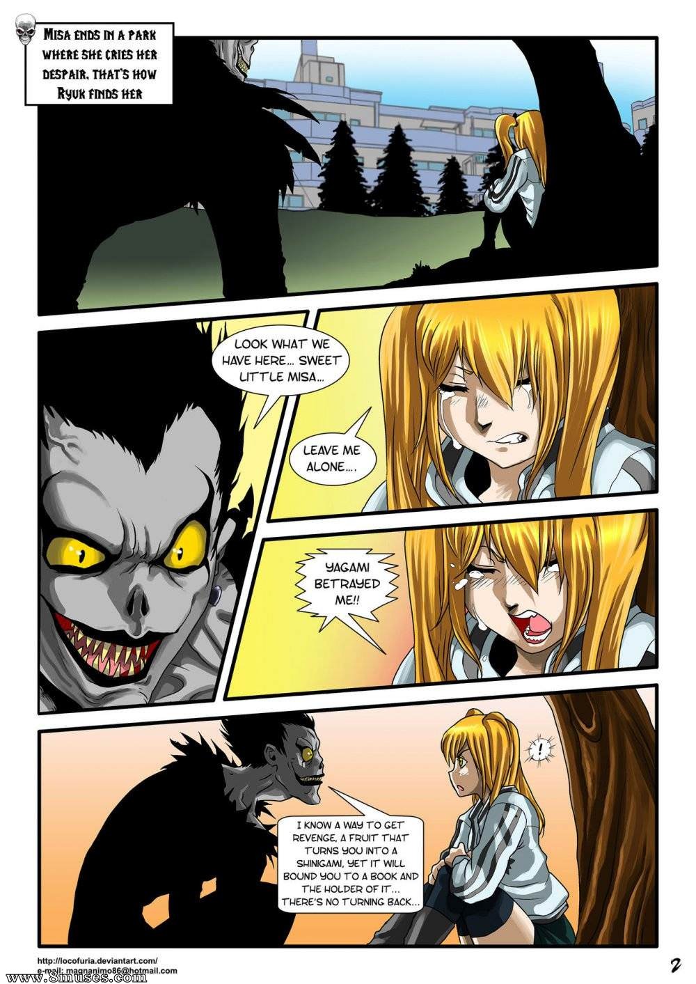 1000px x 1413px - Death Note Porn: Ryuk y Misa fucking Issue 1 - 8muses Comics - Sex Comics  and Porn Cartoons
