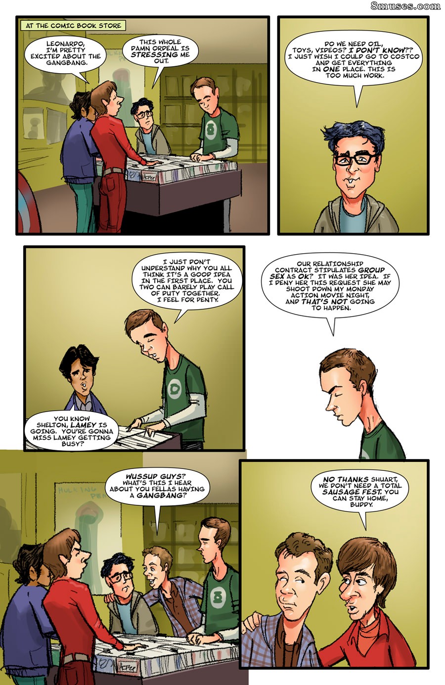 The Big GangBang Theory Issue 1 - 8muses Comics - Sex Comics and Porn  Cartoons