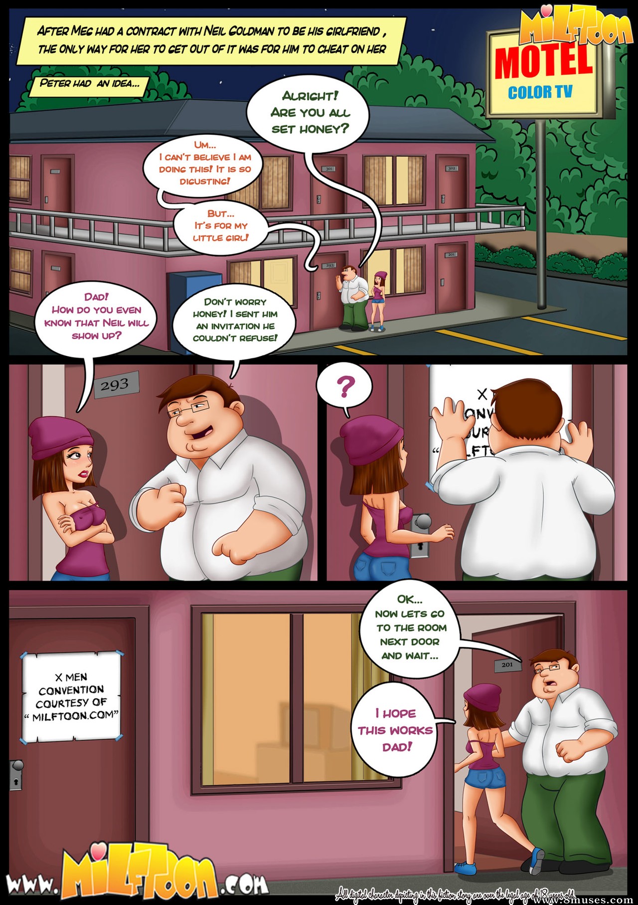 Cartoon family porn comics