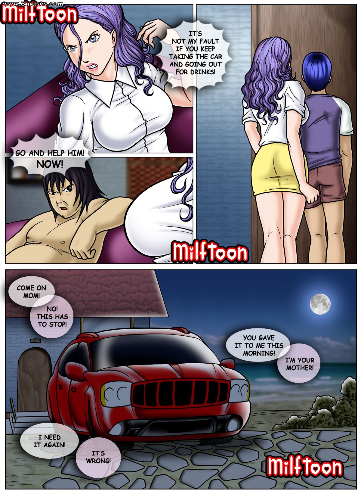 Mother Milftoon Fucking On The Beach Beach Adventure Issue