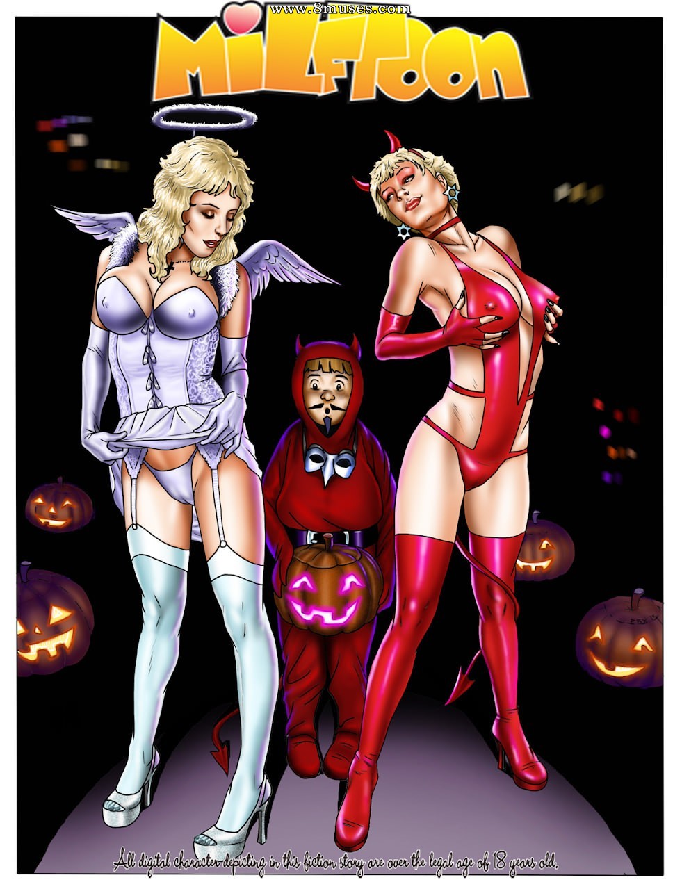 Halloween Toon Sluts - Halloween porn cosplay Issue 1 - Milftoon Comics | Free porn comics -  Incest Comics