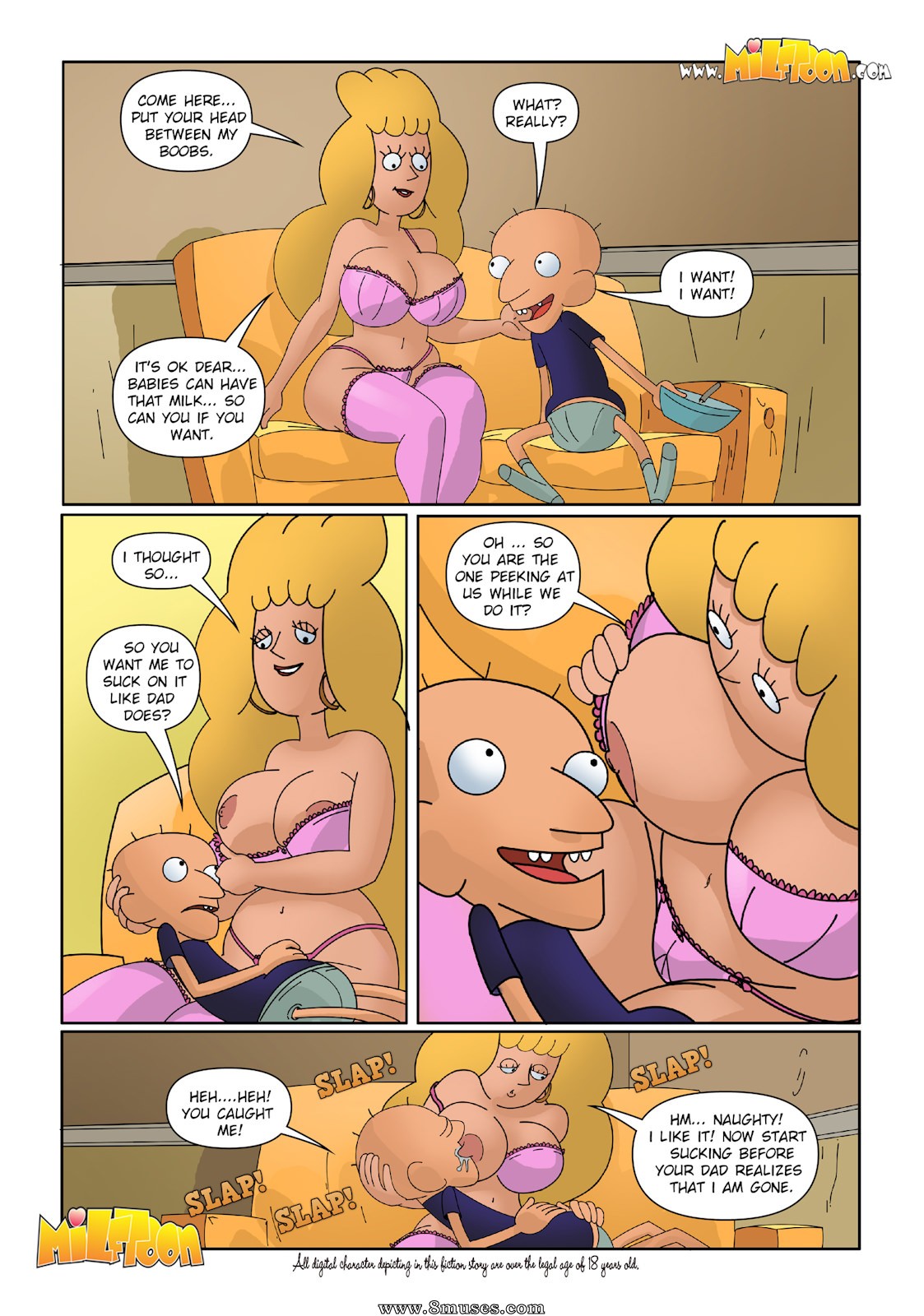 1123px x 1600px - Busty mother giving breastfeeding Issue 1 - Milftoon Comics | Free porn  comics - Incest Comics