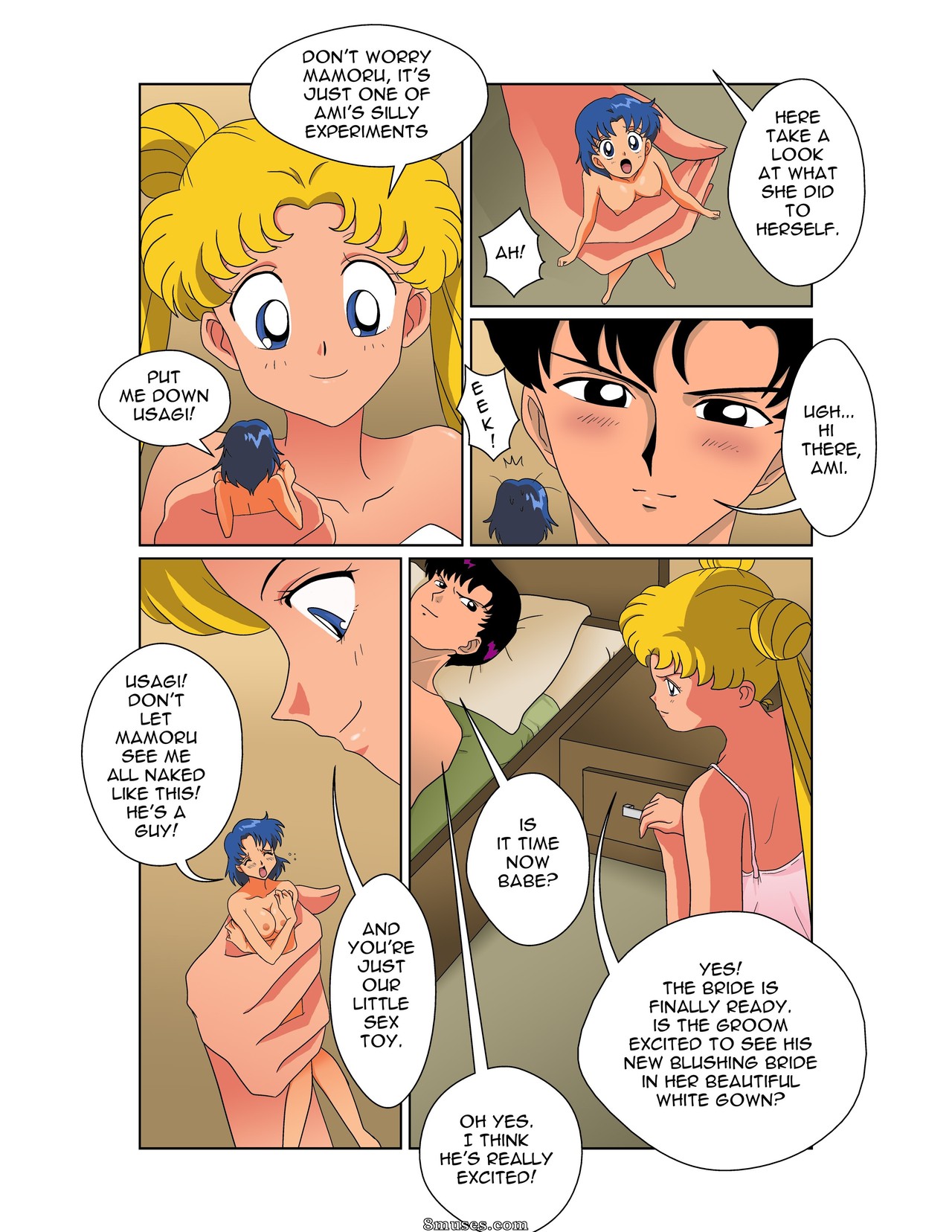 Usagi and mamoru porn comic