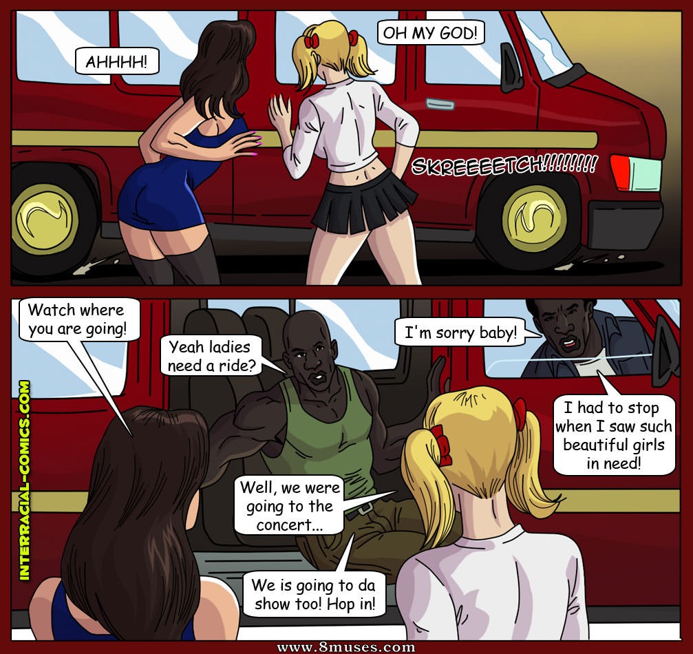 Interracial Busty blonde fucking a black Issue 1 - 8muses Comics picture