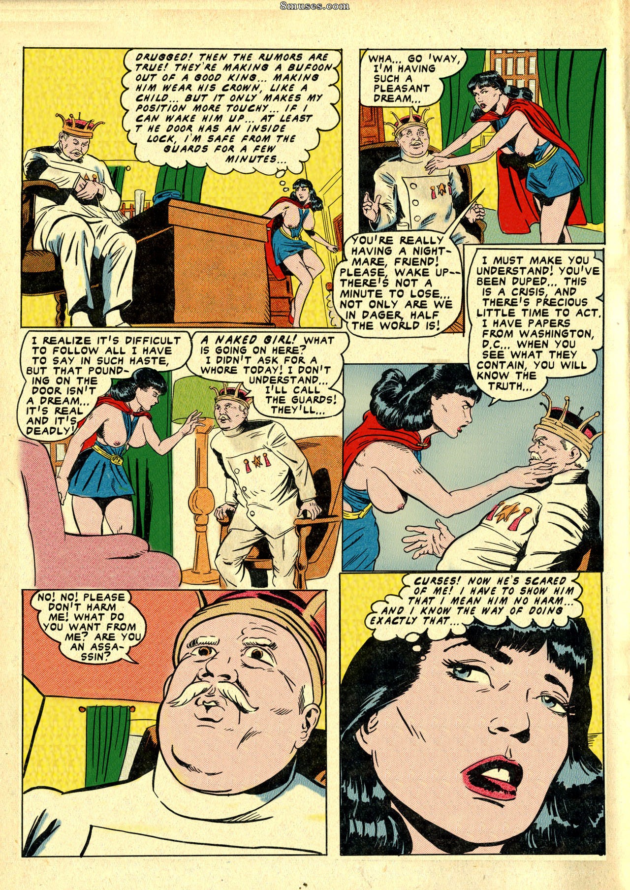 Drugged Cartoon Sex - Phantom Lady Issue 1 - 8muses Comics - Sex Comics and Porn Cartoons