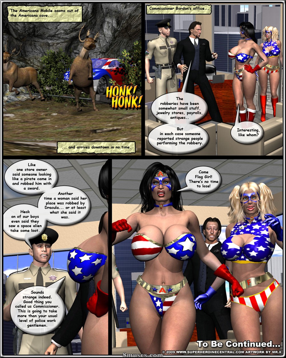 Ms. Americana in Crimewave Issue 1 - 8muses Comics - Sex Comics and Porn  Cartoons
