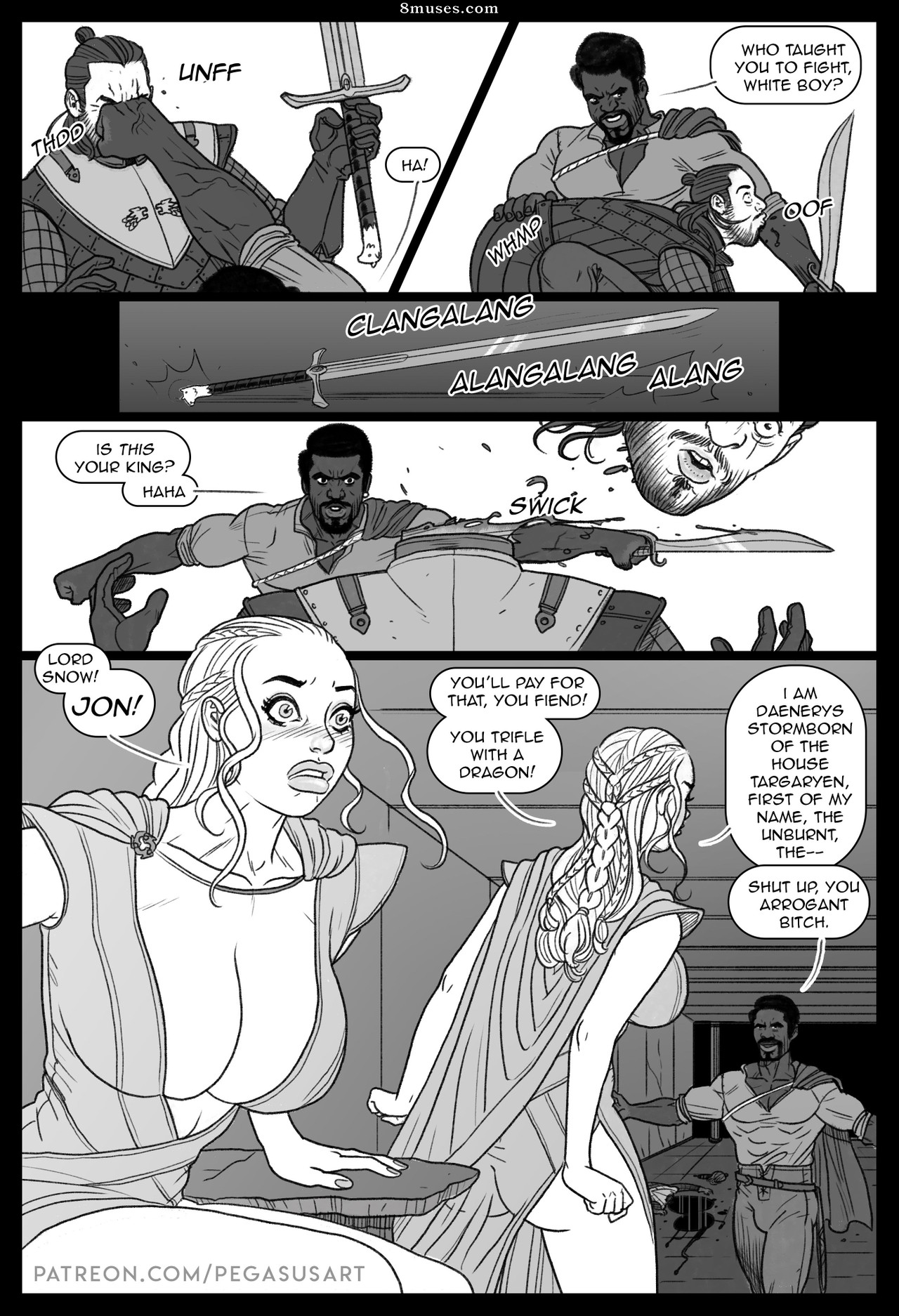 Cartoon Sex Game Of Thrones - Game of Thrones - BLACKED 1 - Daenerys Dominated Issue 1 - 8muses Comics - Sex  Comics and Porn Cartoons