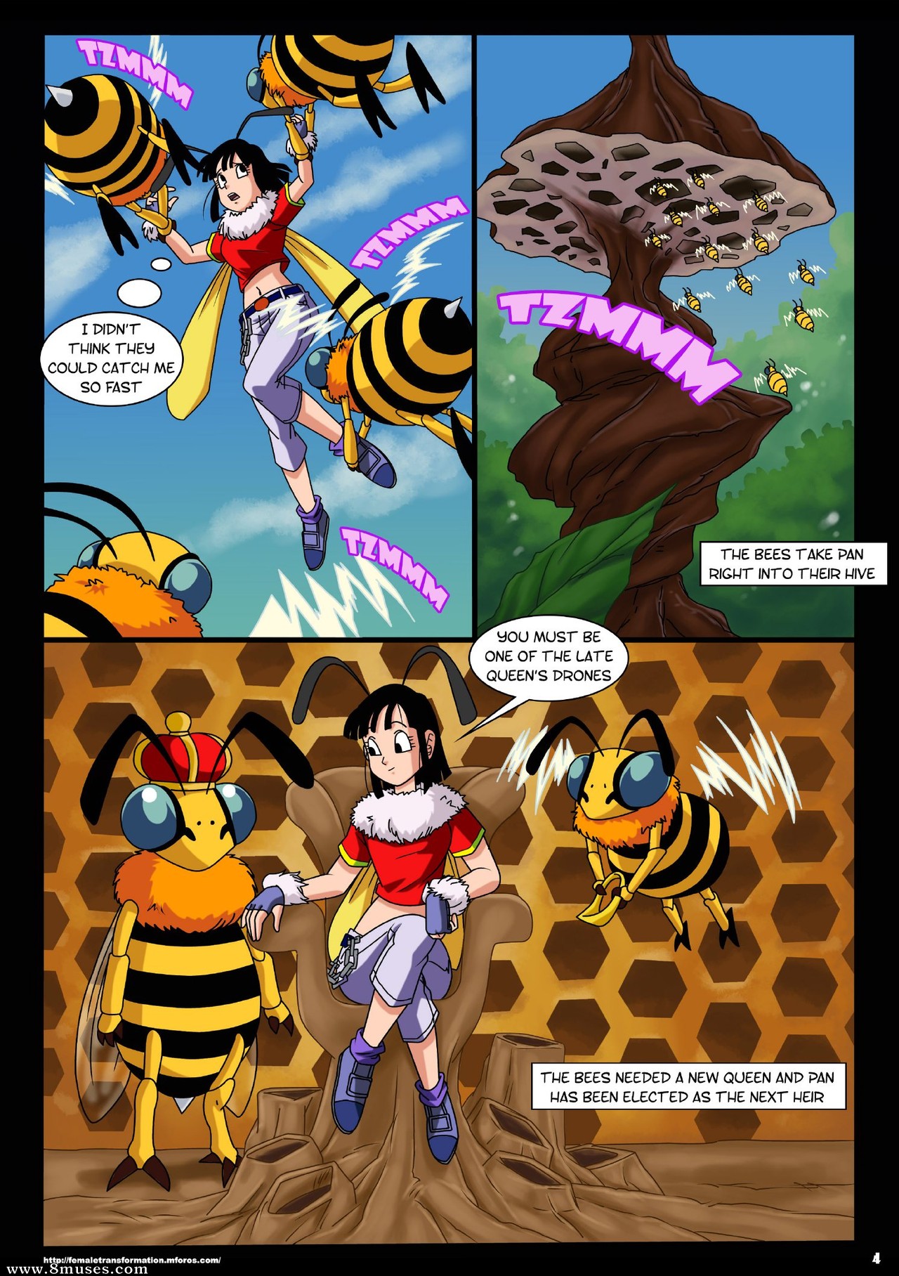 Bee comic porn toon