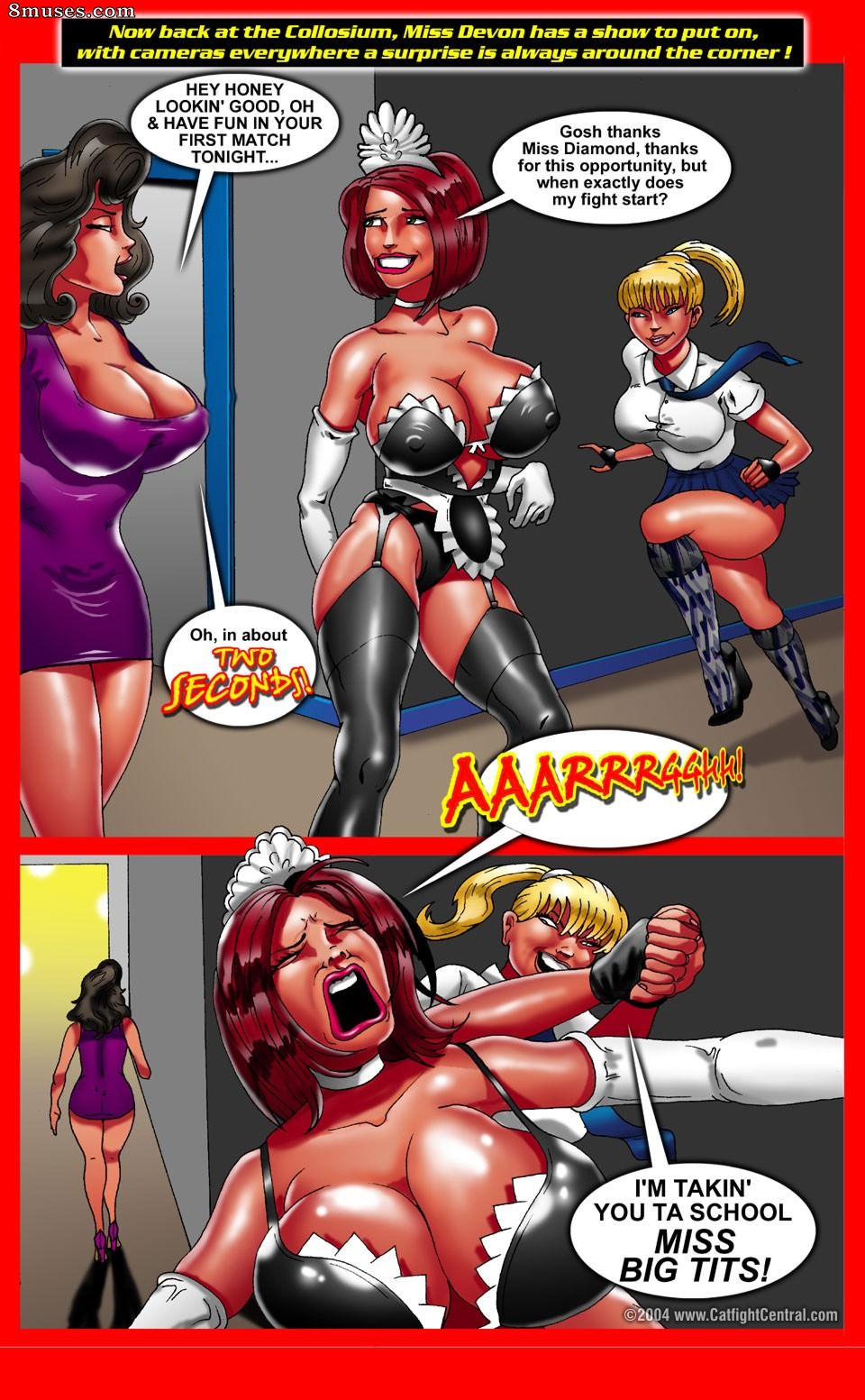 Catfight Central Issue 8 - 8muses Comics - Sex Comics and Porn Cartoons