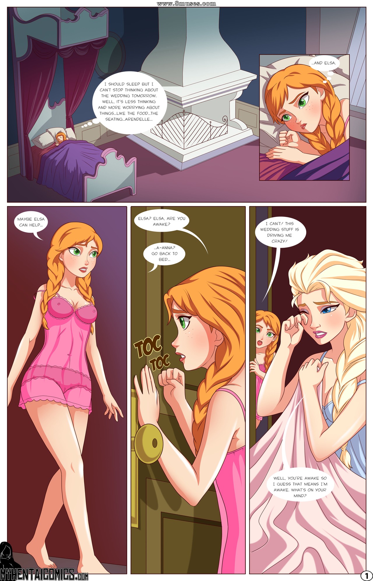 Elsa Porn Comic Orgy - Frozen - Wedding Jitters Issue 1 - 8muses Comics - Sex Comics and Porn  Cartoons