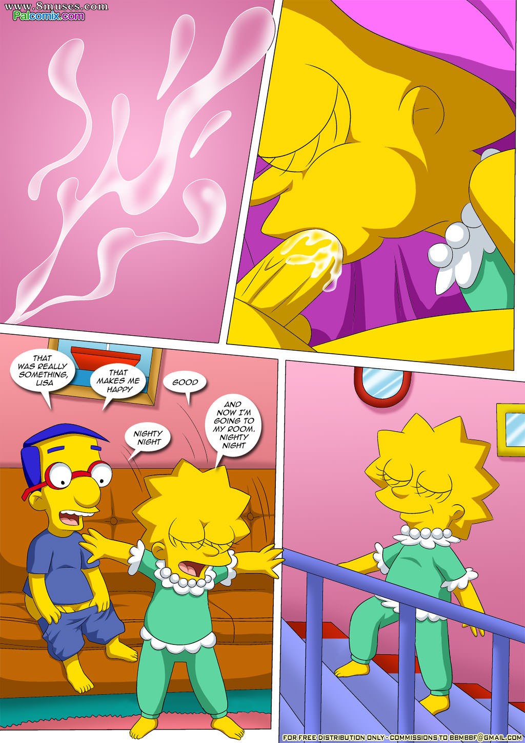Simpsons lisa nackt comic