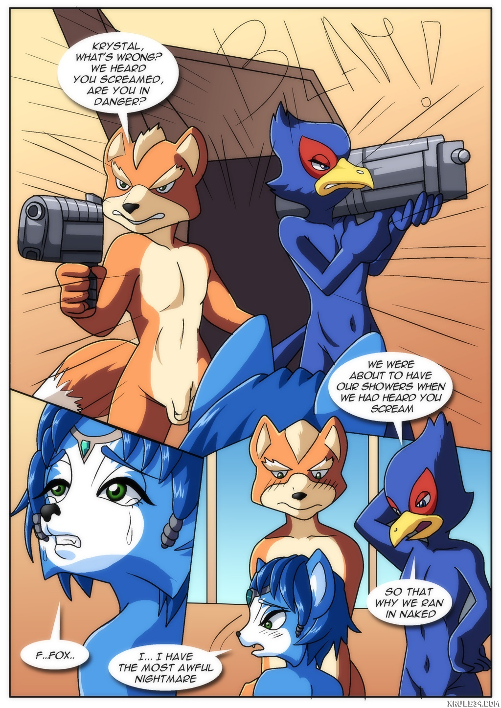 Star fox x krystal porn comic