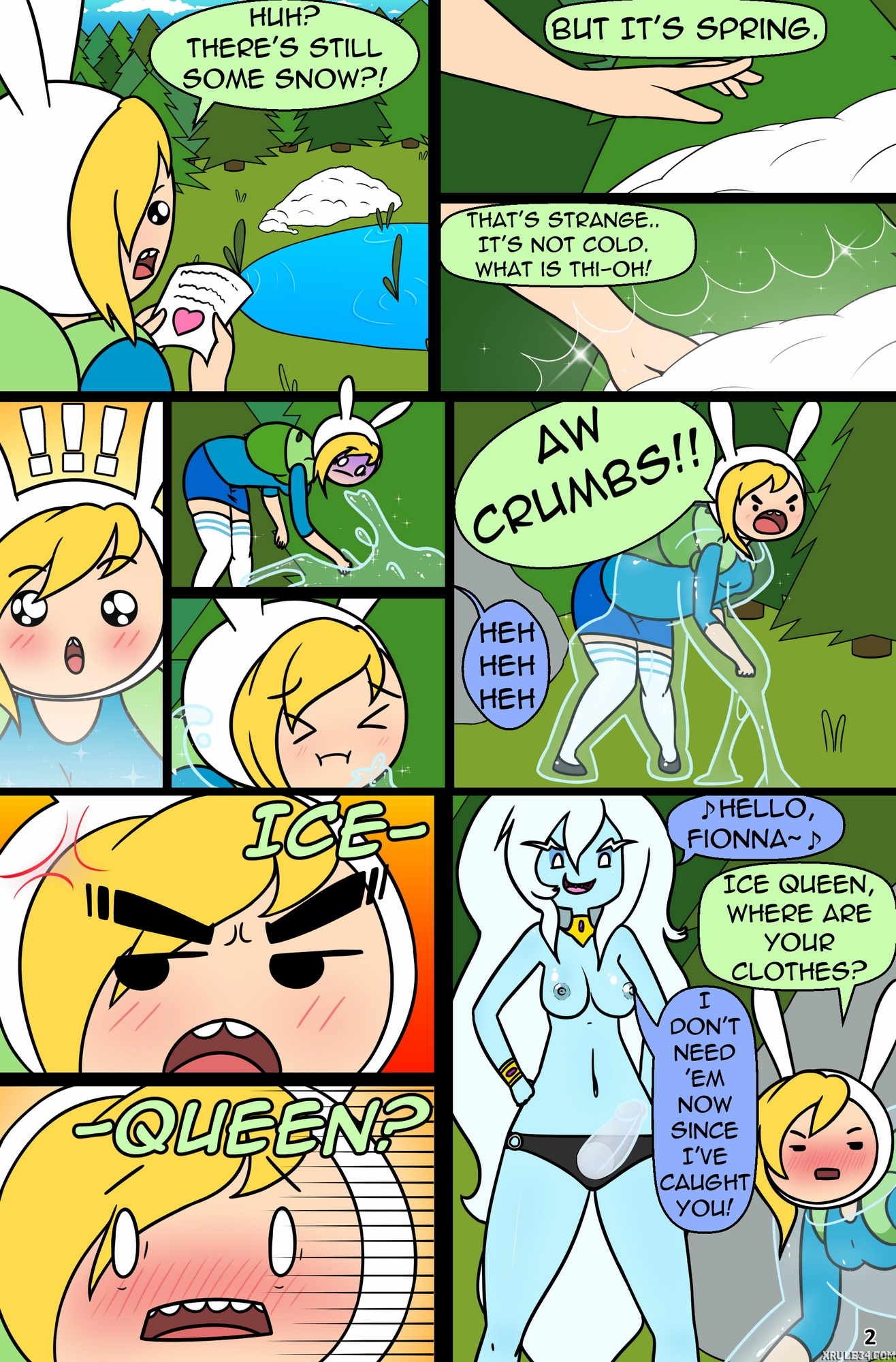 Fionna adventure time porn comic