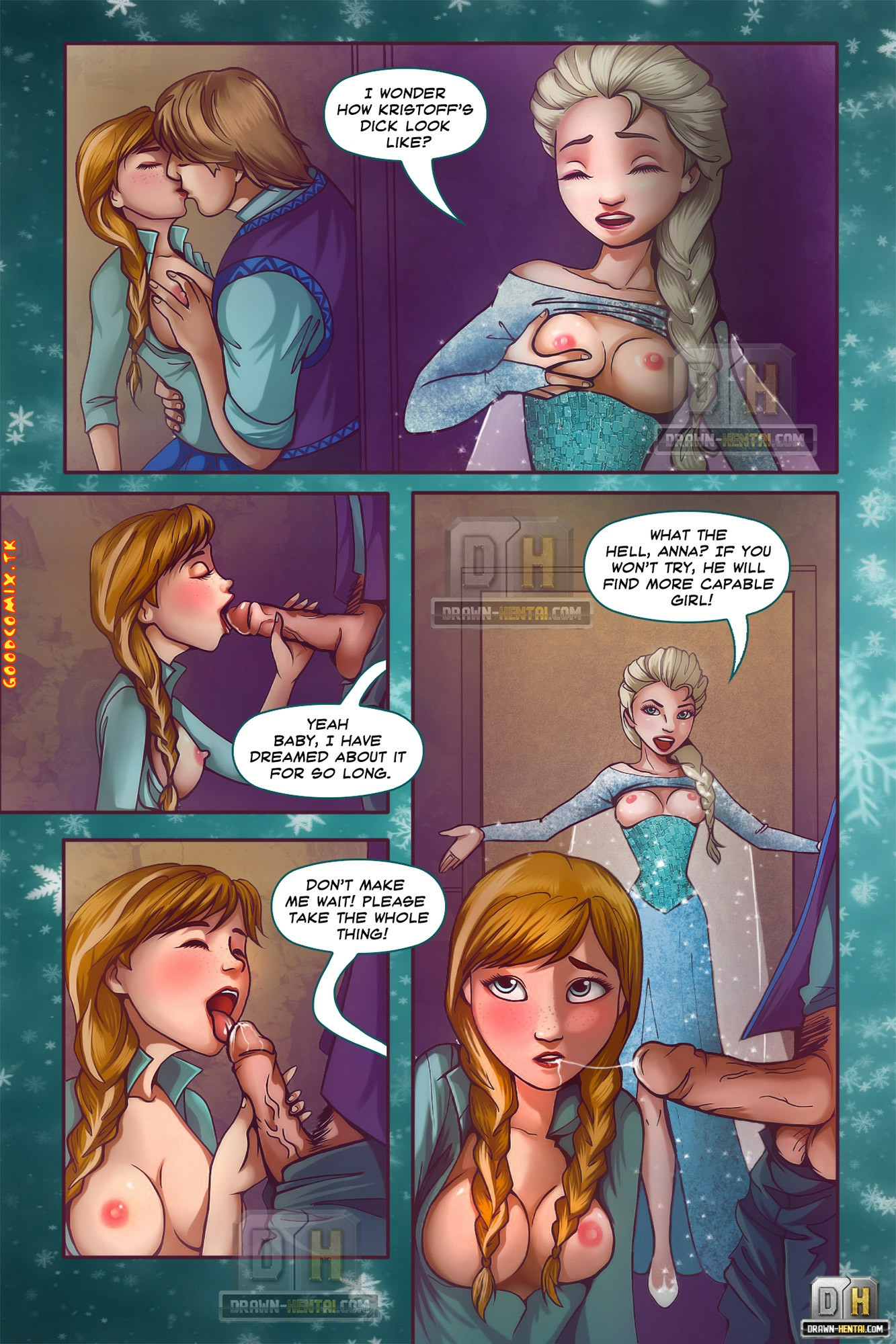 Elsa anna frozen porn