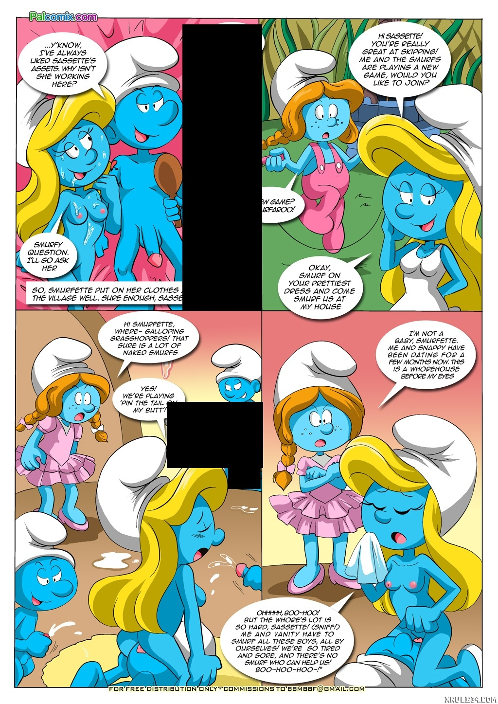 Smurfette Hentai