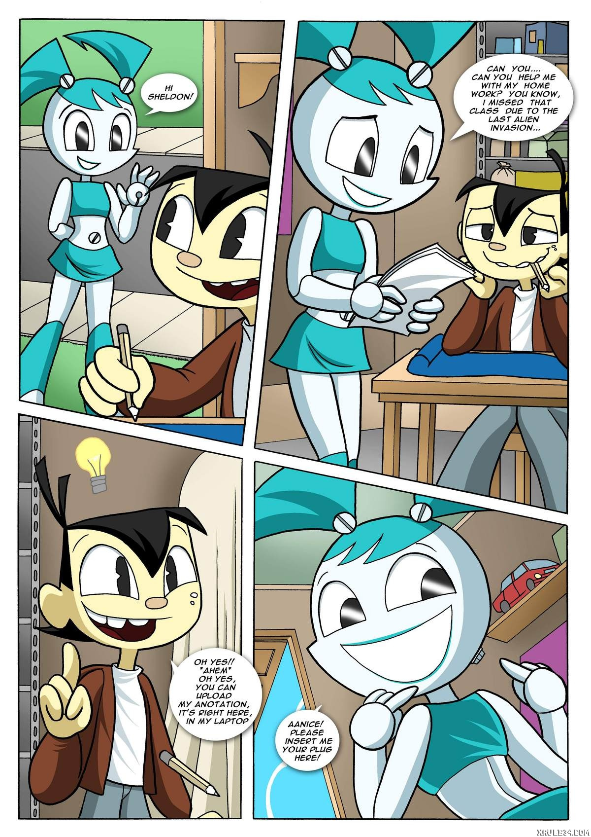My life as a teenage robot comic porn
