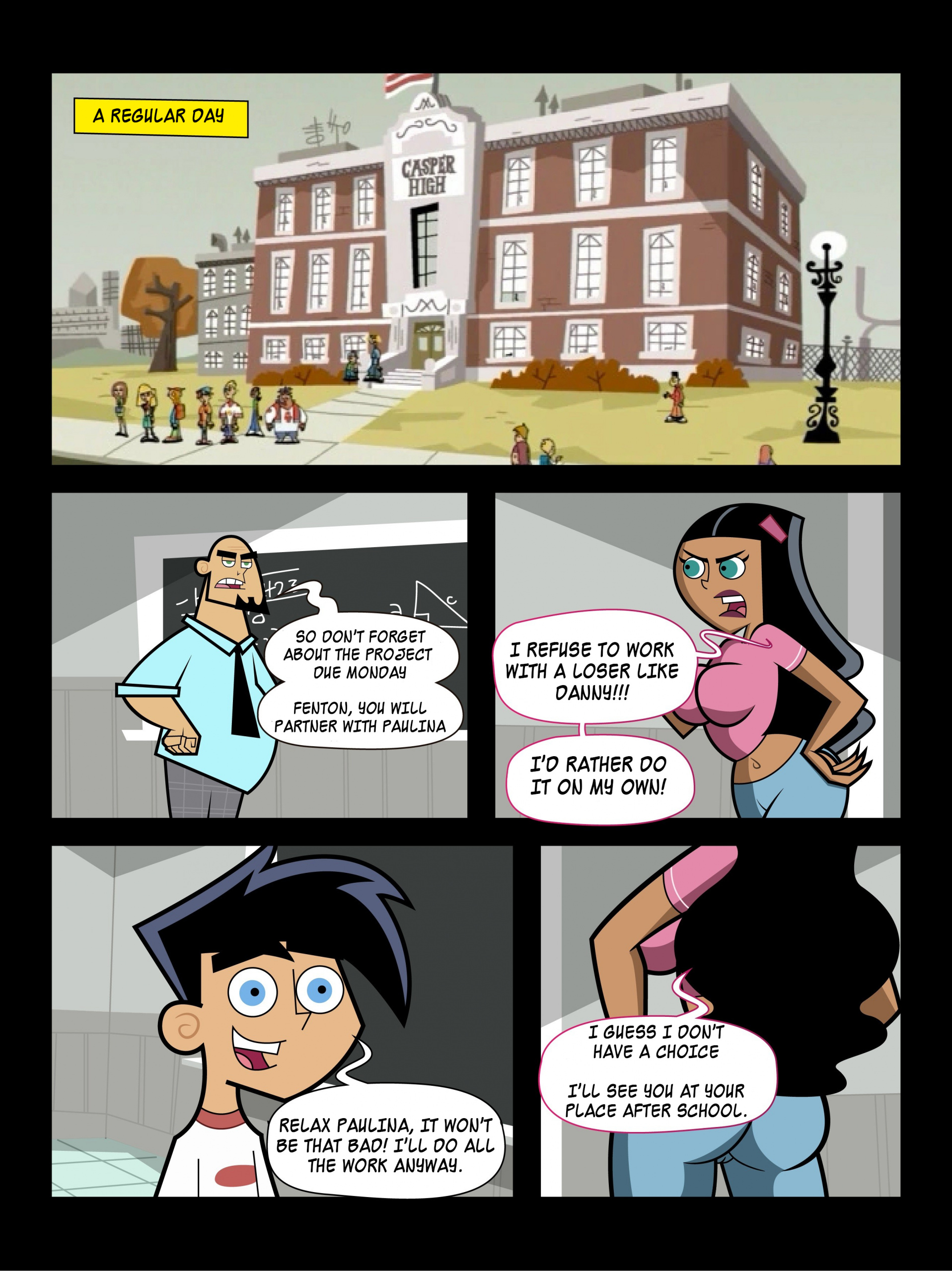 Danny phantom paulina porn comics