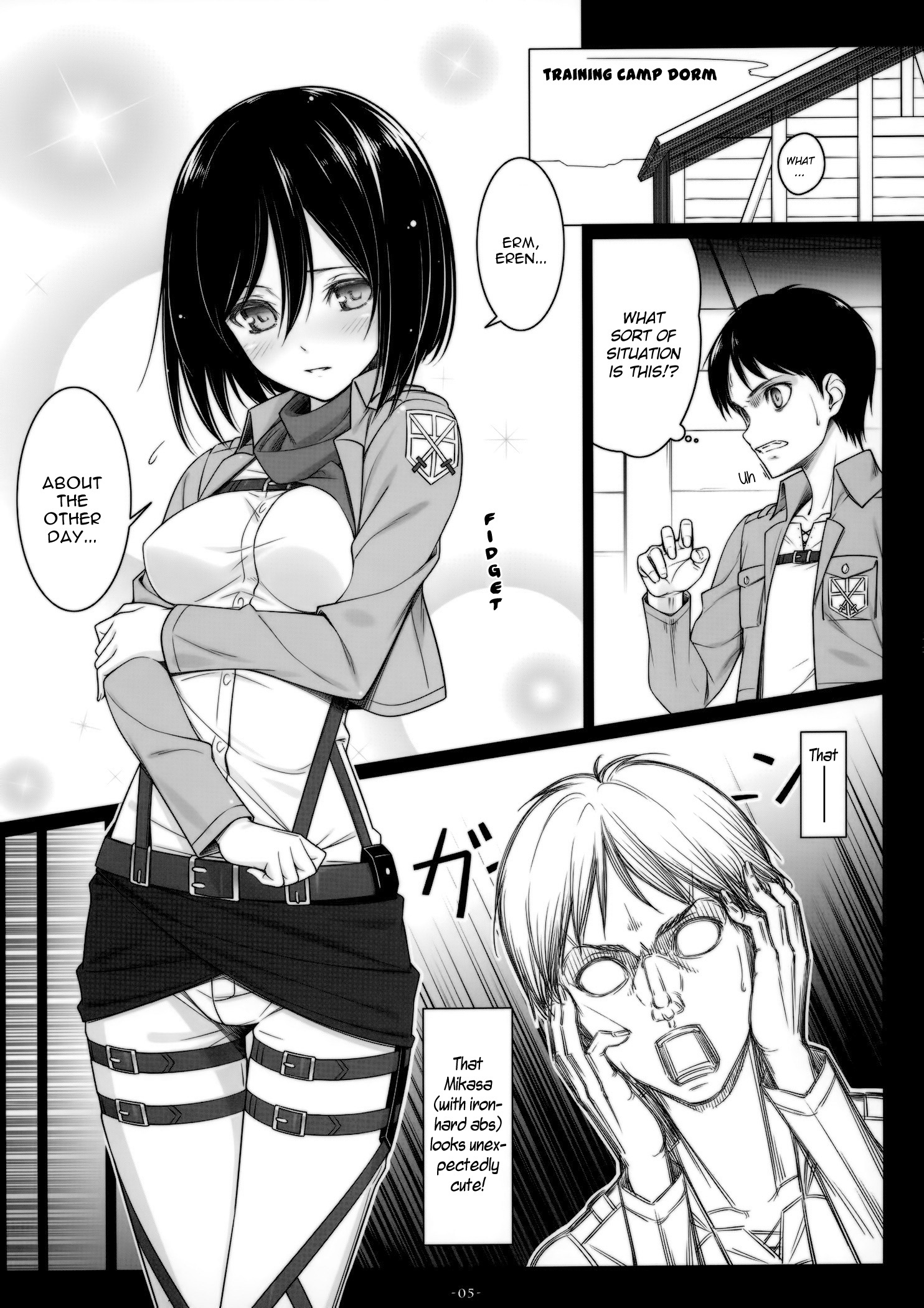 Mikasa porn manga