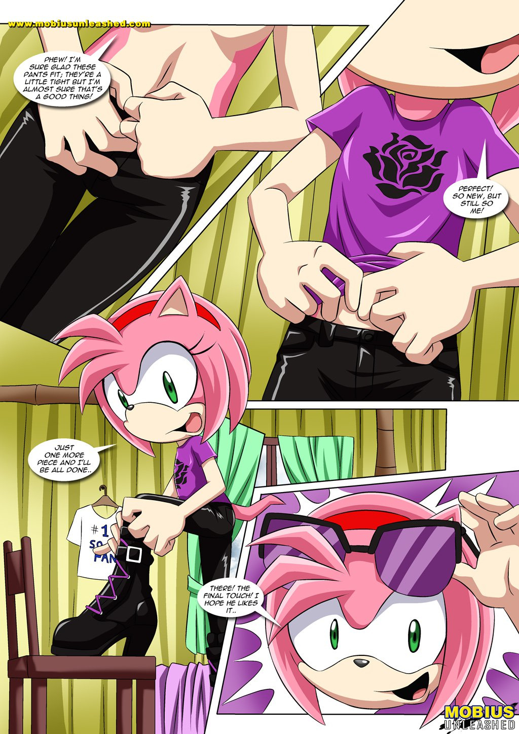 Amy Rose Anime Hentai - Sonic & Amy Rose fucking - Multporn Comics & Hentai manga