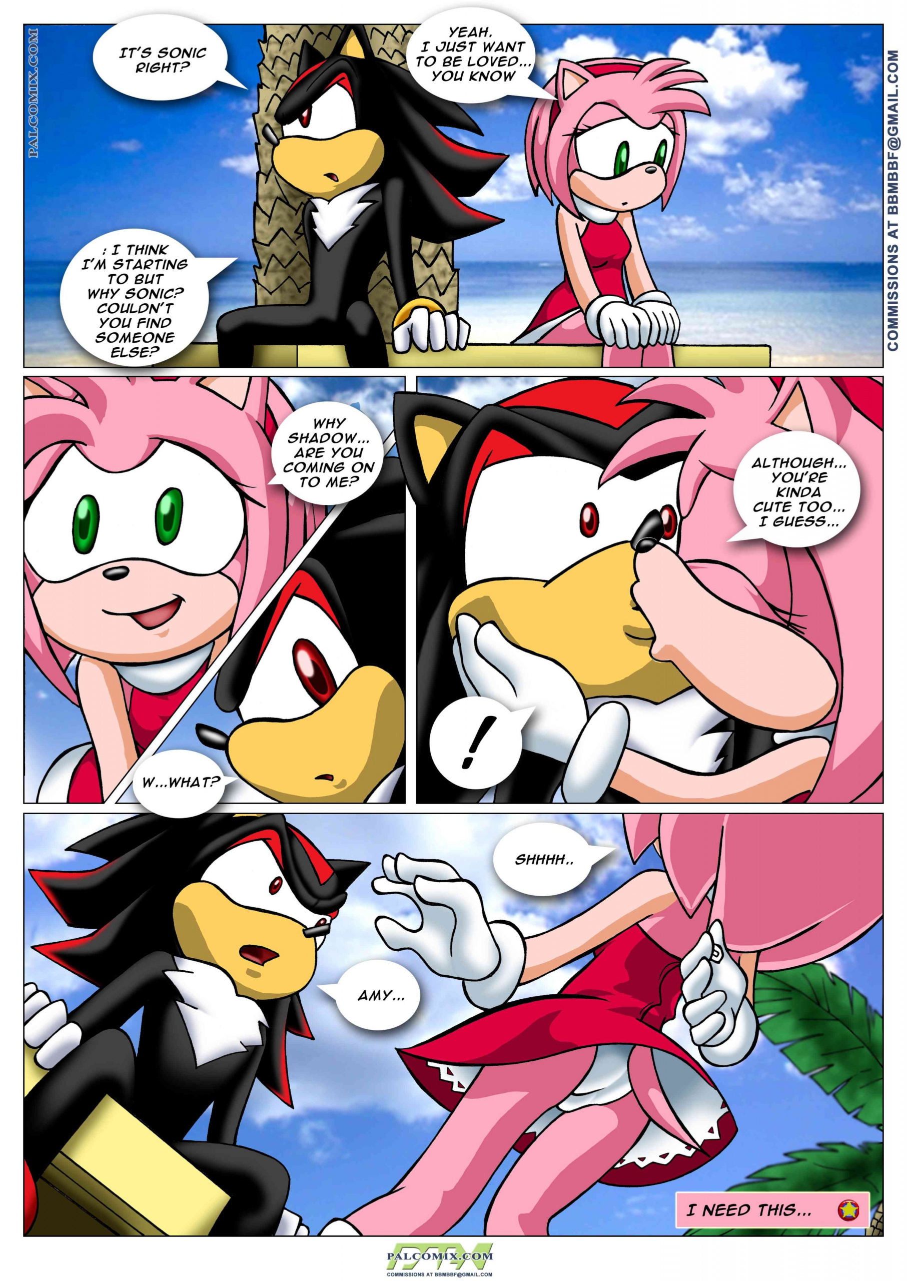 Sonic and shadow comic porn