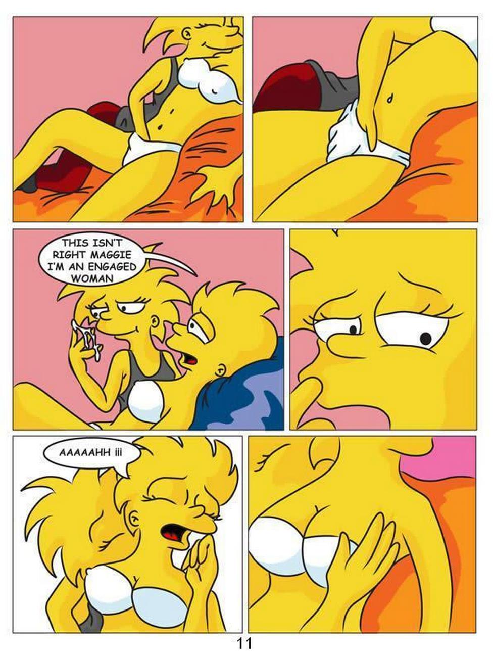 Порно комиксы симпсоны мэгги фото 10