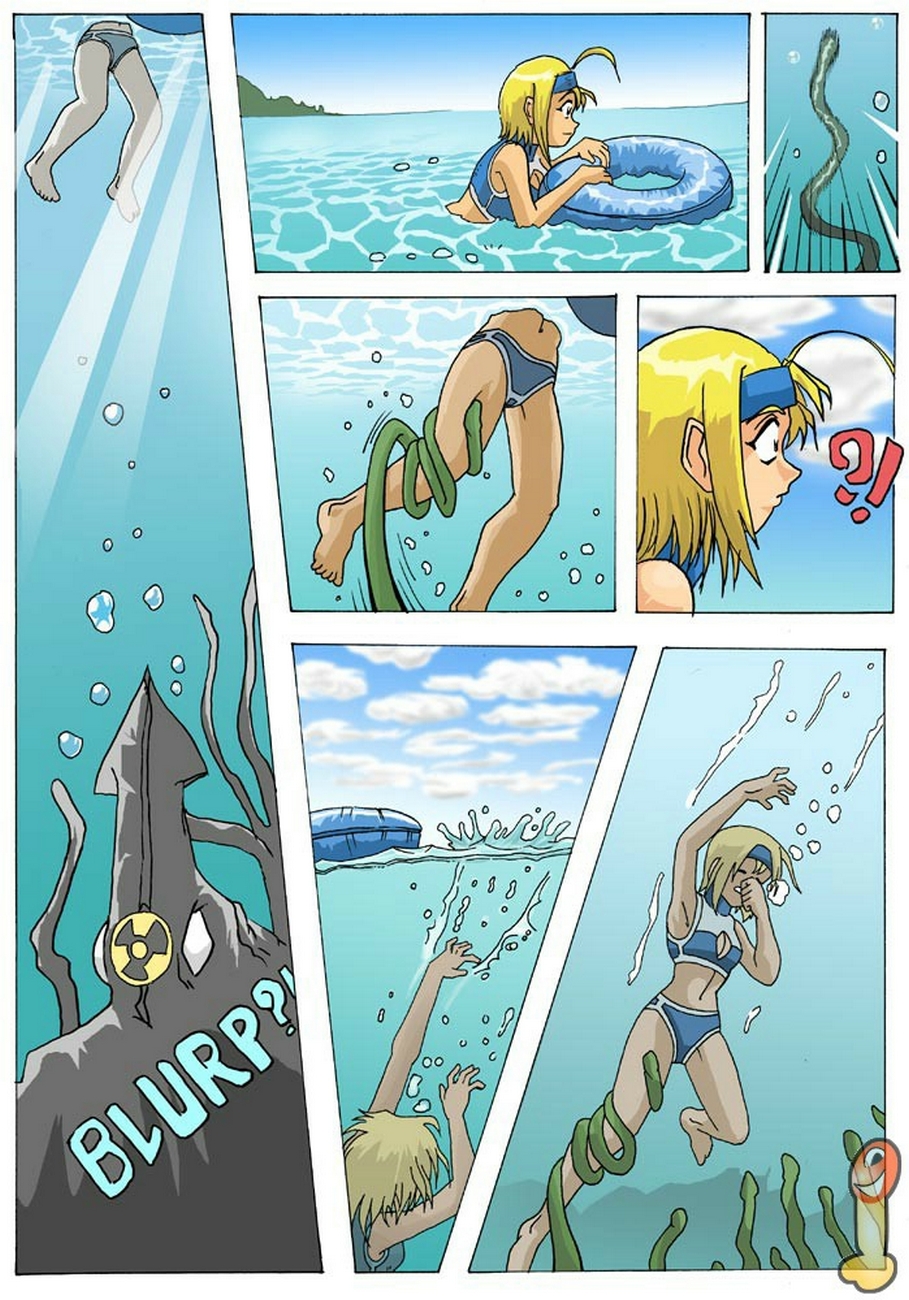 Порно комикс под водой фото 30