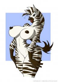 Zebra Zoo-Girl #10