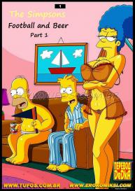 The Simpsons 1 – Football And Beer 1 #1