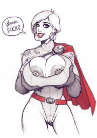Power Girl On Darkseid #2