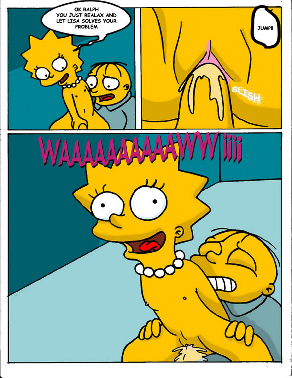 Порно комиксы лизы симпсонов фото 110