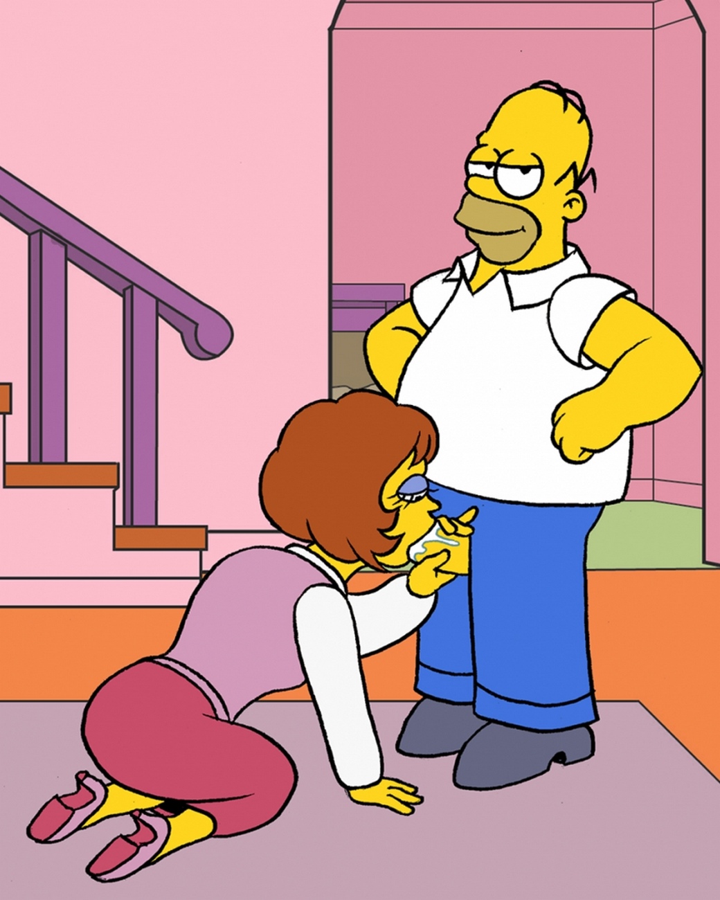 Maude flanders sucks cock free porn