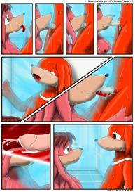 Knuckles And Lara-Le’s Shower #5