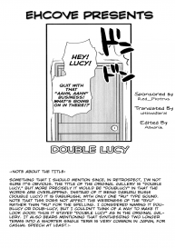 (C80) [Arcana Club (Arcana (mi))] Double Lucy (Fairy Tail) [English] [EHCOVE] #35