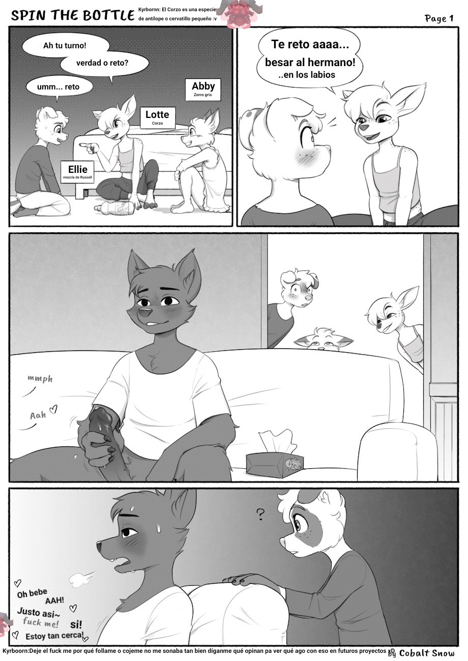 Spin the bottle furry comic