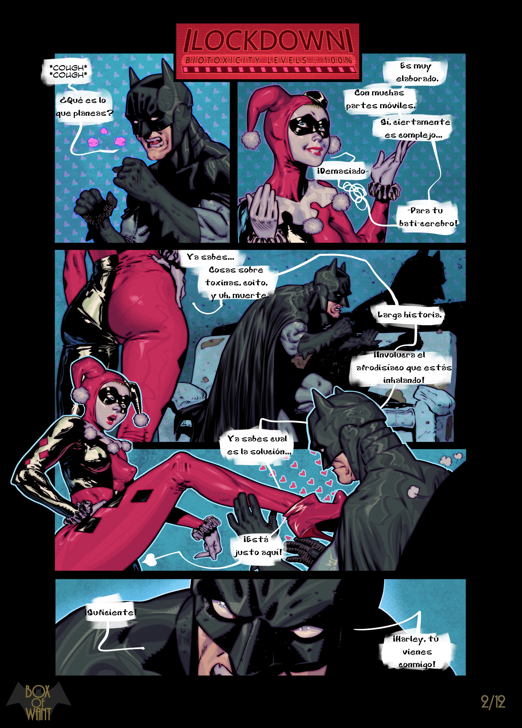Harly Batgirl And Batman Porn Comic - Batman y Harley Quinn: Fantasias de una noche - Vercomicsporno