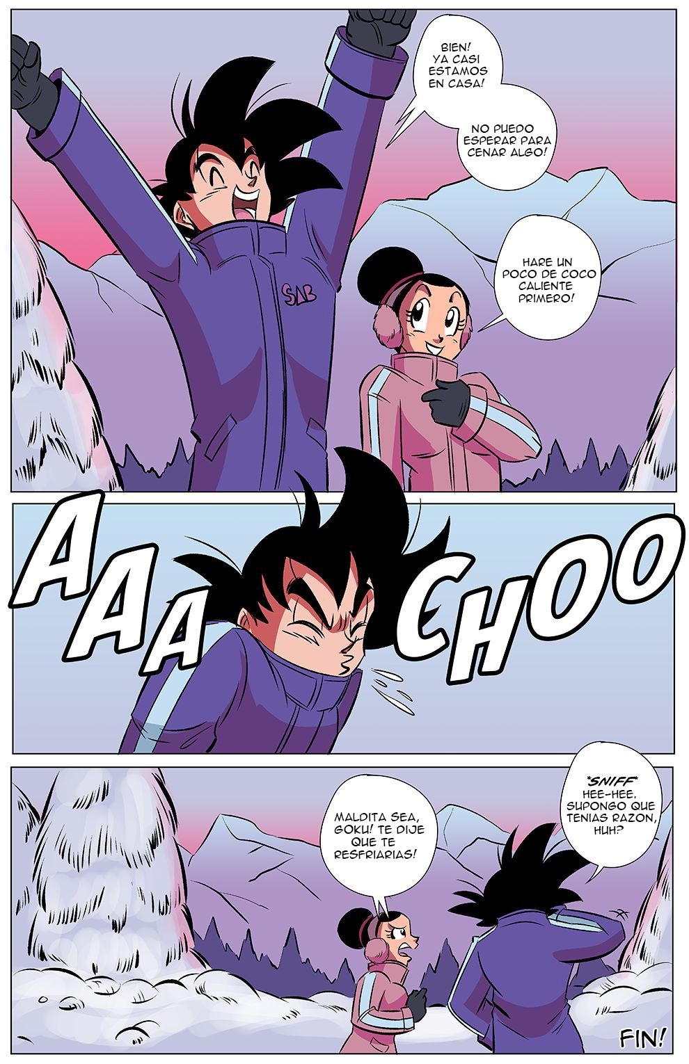 Dragon Ball Super Goku y Chichi