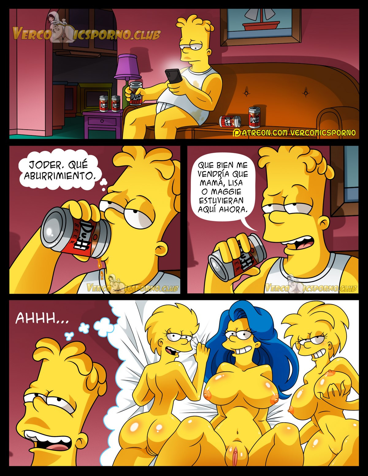 Comic de sexo de los simpson