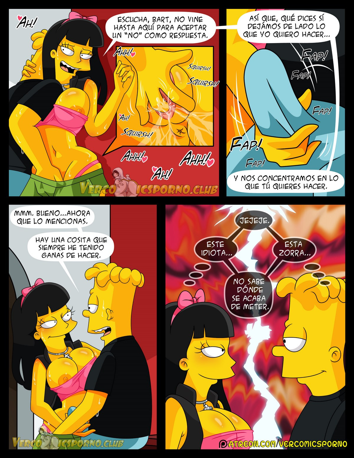 Los Simpsons No Hay Sexo Sin EX Bart Simpson Follando Con Jessica